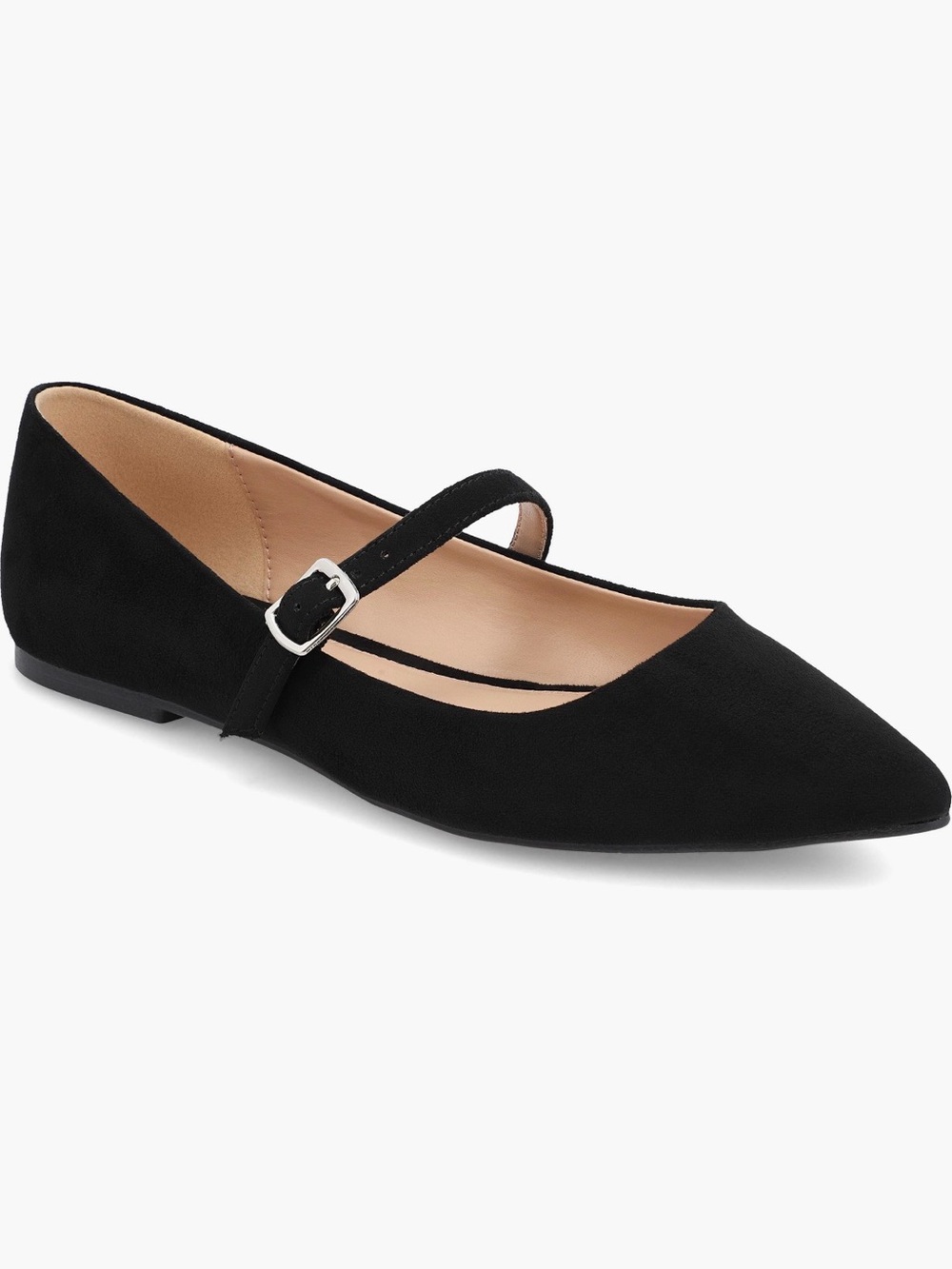 NWT MIA Aviba Pointed Toe Mary Jane Flats in Black